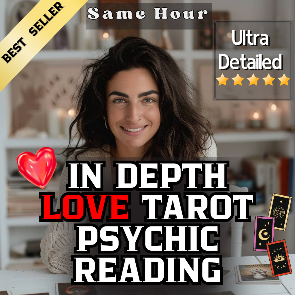 Close-up of tarot cards during a psychic reading at Eloria Rituals