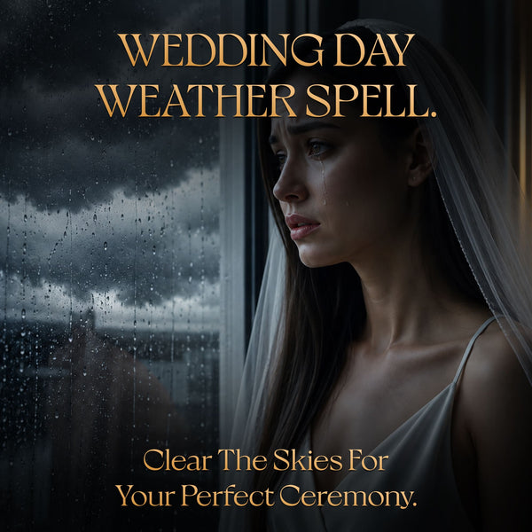 WEDDING DAY BLESSING SPELL – Invite Clear Skies, Harmony & Positive Energy for Your Celebration