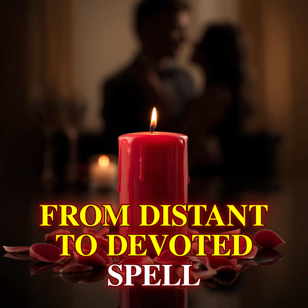 FROM DISTANT TO DEVOTED SPELL – Turn Emotional Distance into Warmth, Loyalty & Commitment